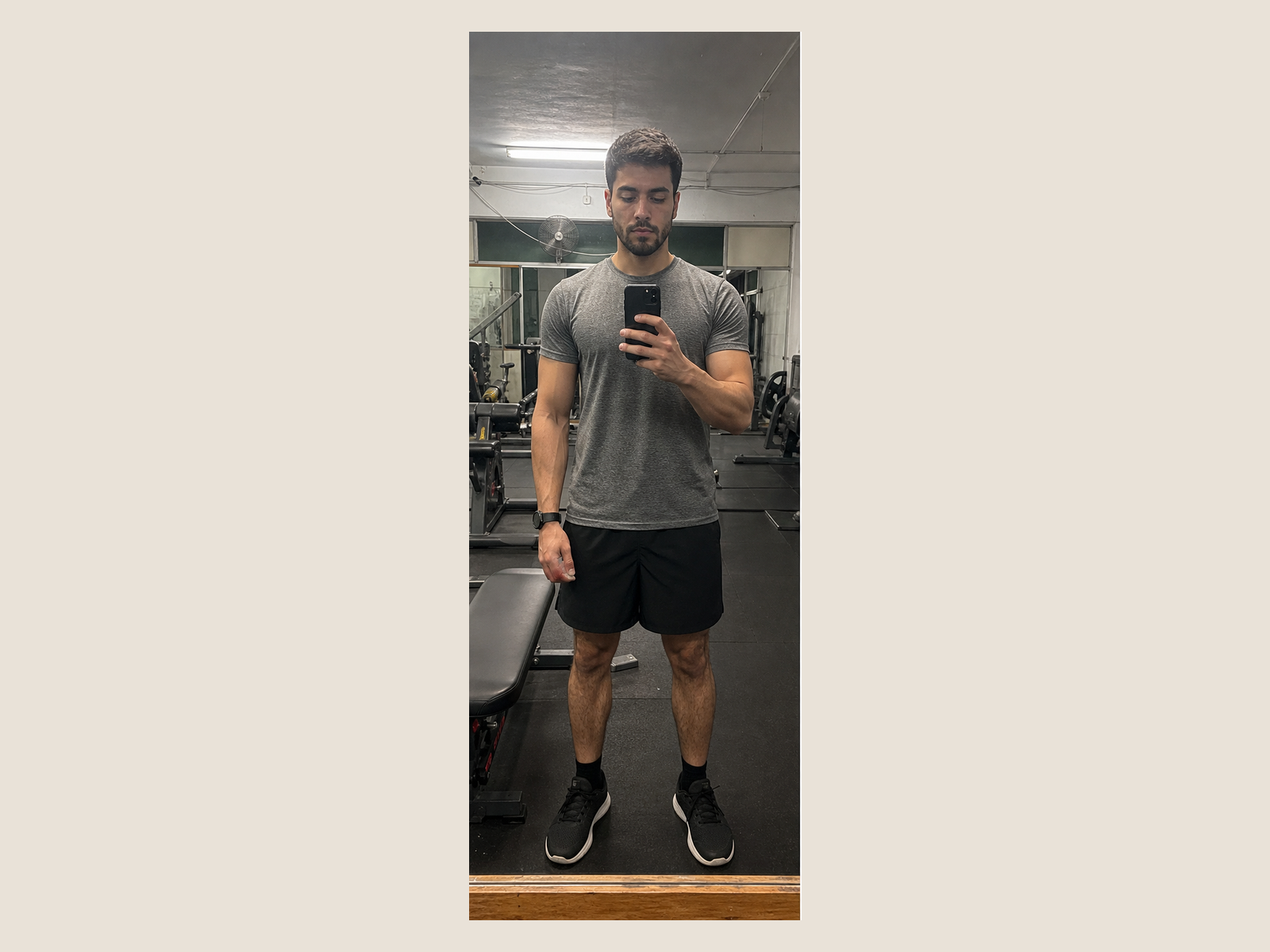 Transformação fitness: antes