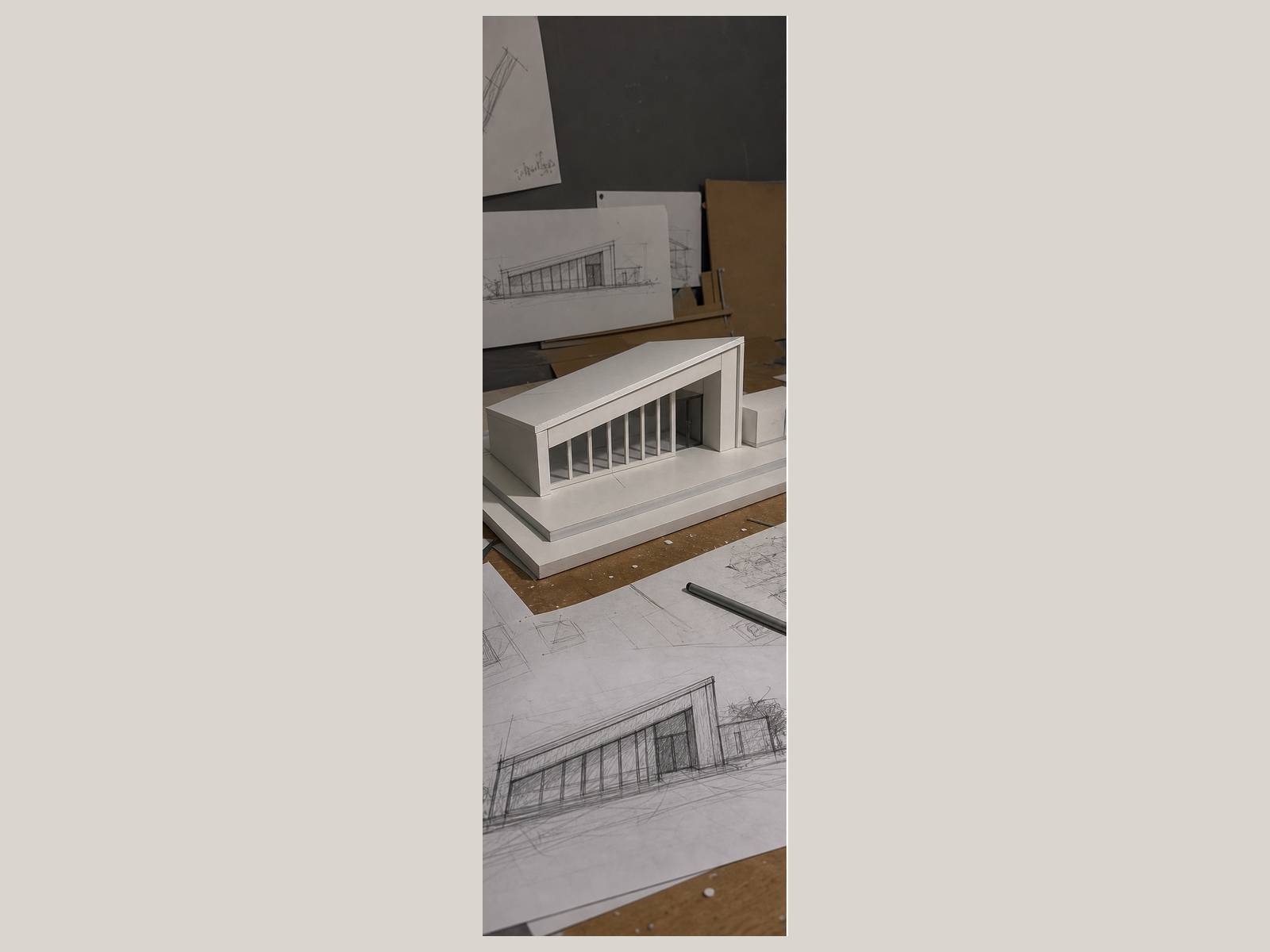 Conceito renderizado: antes