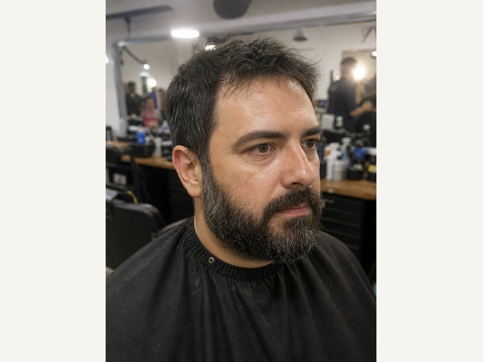 Barbearia premium: antes