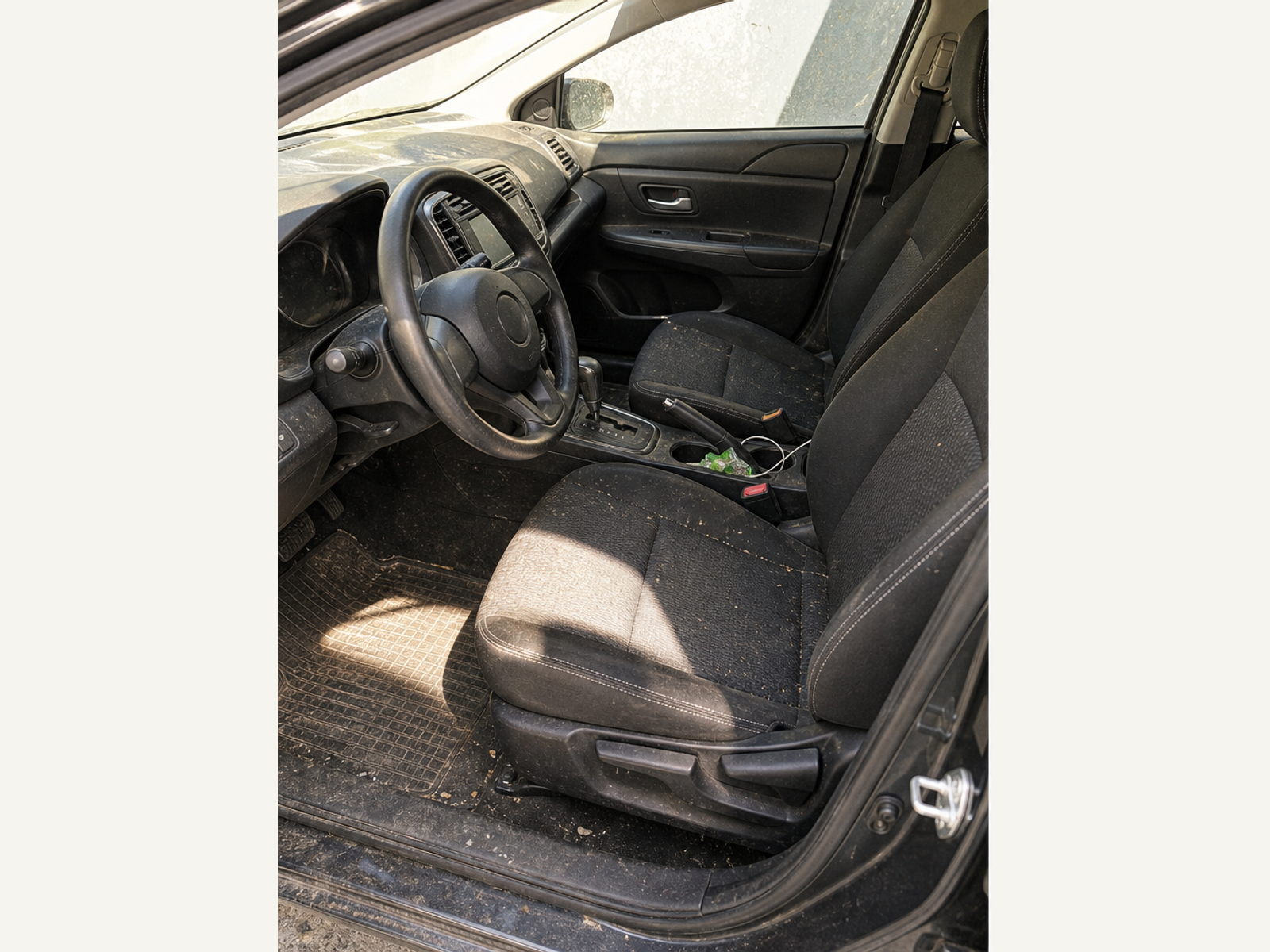 Interior limpo: antes