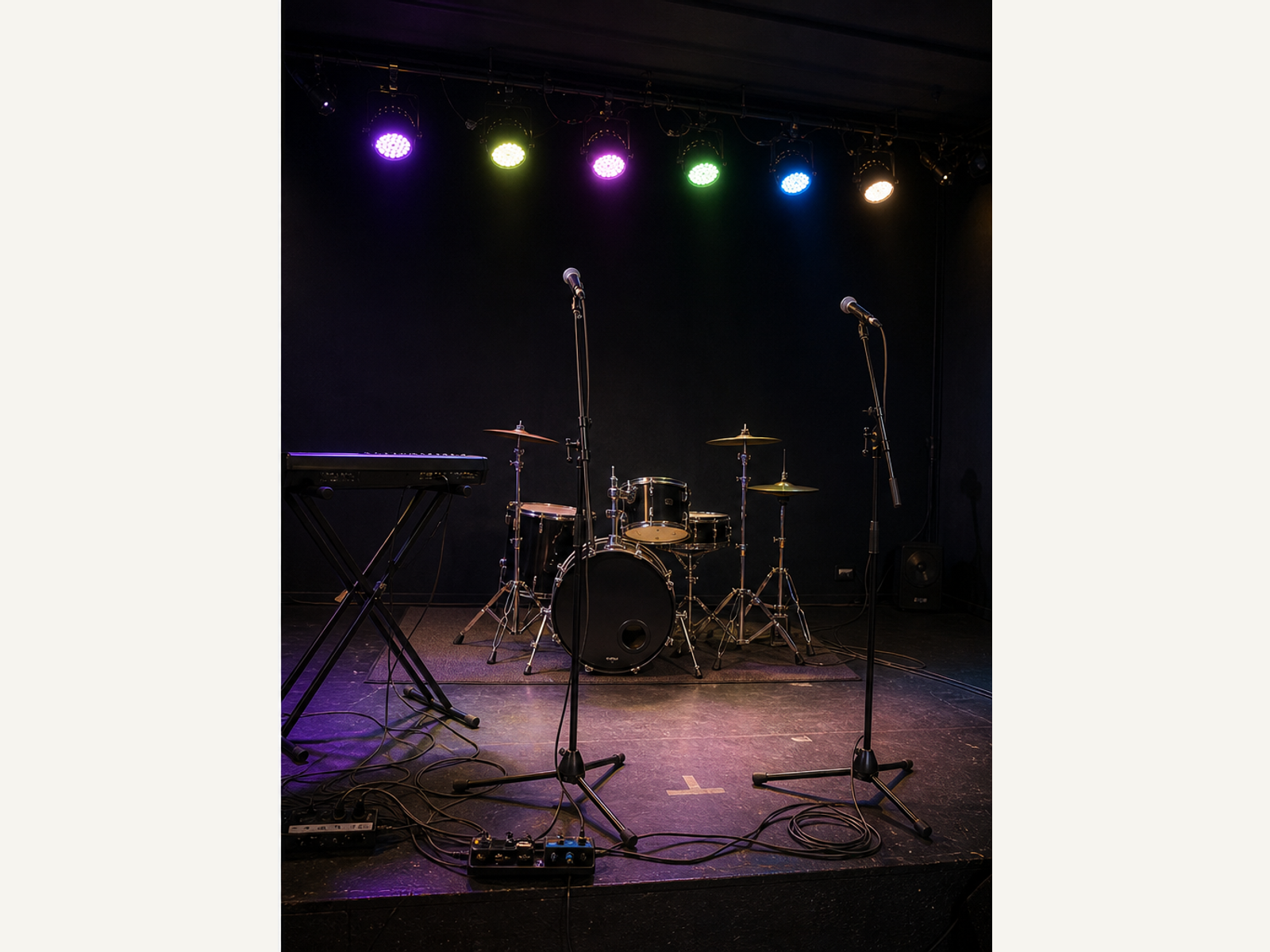 Palco e luz: depois