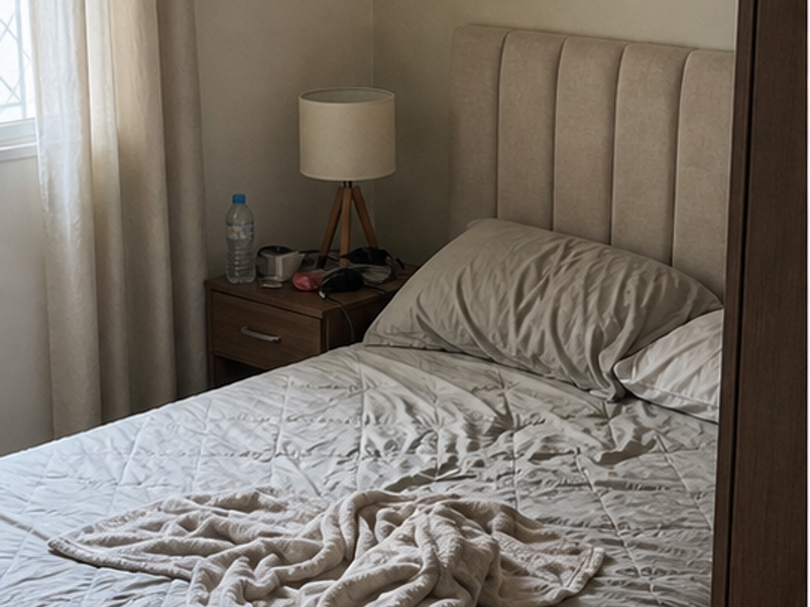 Quarto hotel: antes
