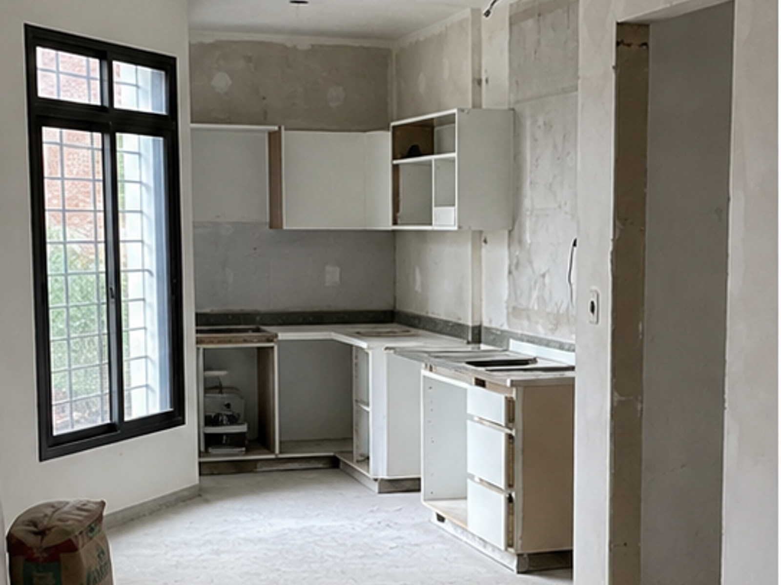 Obra finalizada: antes